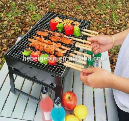 Galvanized iron barbecuing machine grill