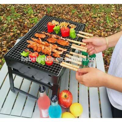 Galvanized iron barbecuing machine grill