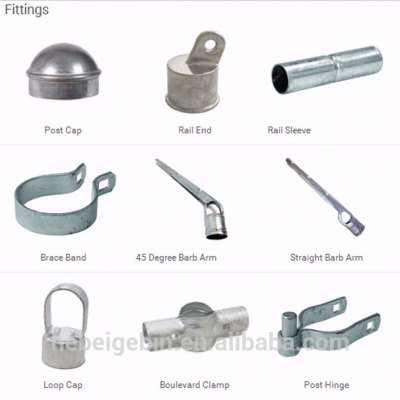 chain link fabric fittings/chain link fabric parts/chain link fabric accessories for house, garden, school